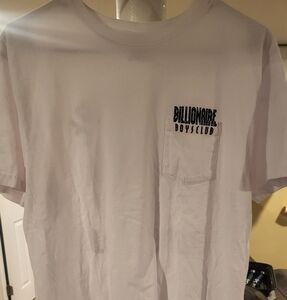 Billionaire Boys Club White Tee with Black Logo